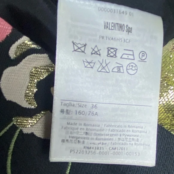 RED Valentino Beige Dress with Gold Detail - Picture 5 of 6